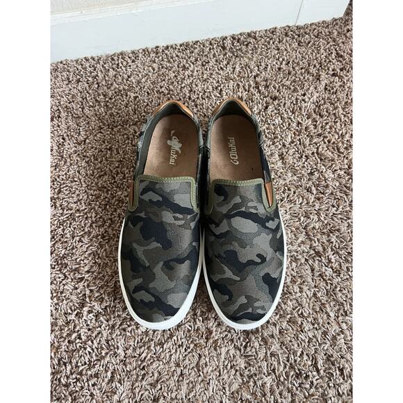 OluKai Lae’ahi Pa’i Men’s Slip-On Sneakers M11.5 Camo Canvas Comfort Shoes - Picture 10 of 13